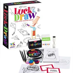 Luck of the Draw party board game; discontinued HTF